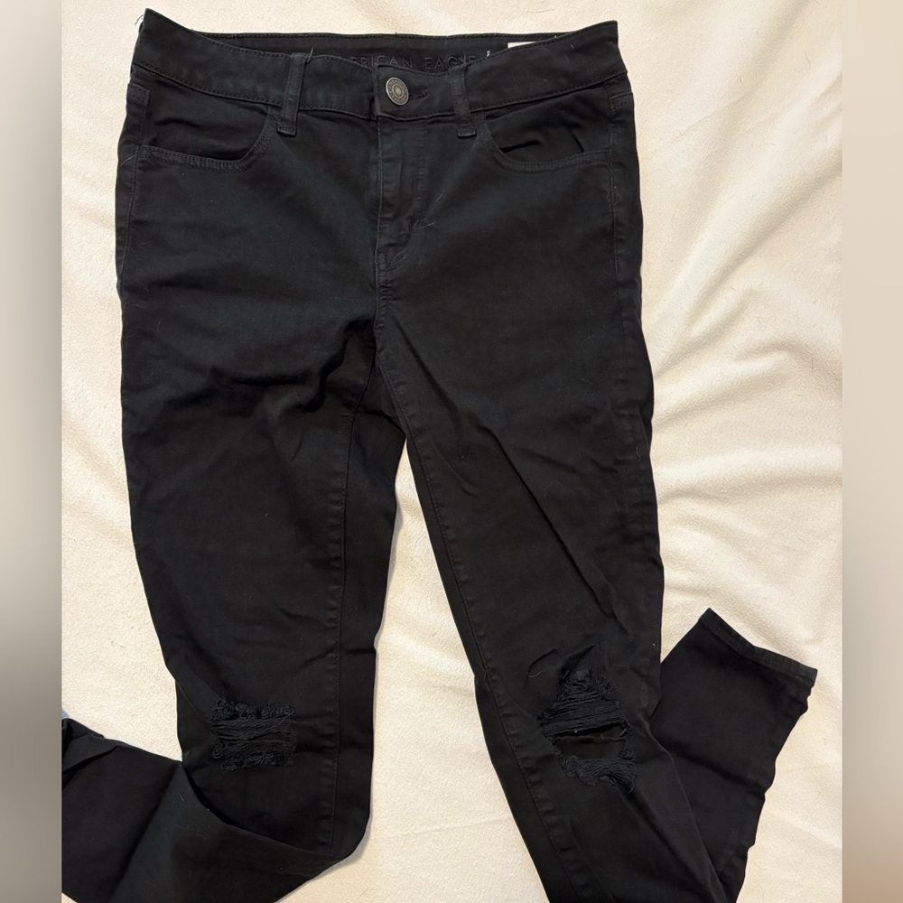 American Eagle Black Skinny Jeans